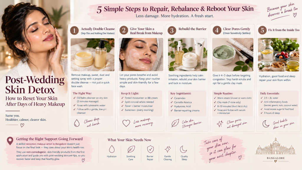 Post-Wedding Skin Detox How to Reset Your Skin After Days of Heavy Makeup