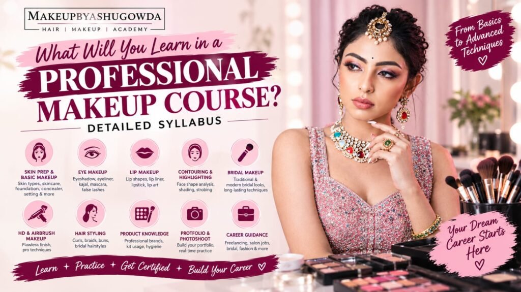 professional make-up course in india